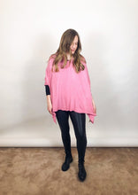 Load image into Gallery viewer, PONCHO WRAP - TRUE PINK
