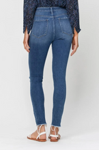 Load image into Gallery viewer, vervet by flying monkey: high rise ankle skinny jean - blue canon
