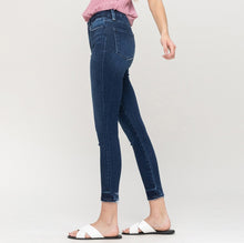 Load image into Gallery viewer, flying monkey: high rise seamless waistband ankle skinny jean - chance
