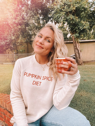 pumpkin spice diet sweatshirt