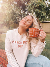 Load image into Gallery viewer, pumpkin spice diet sweatshirt
